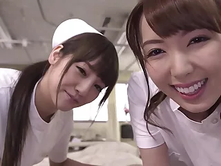 Yui Hatano in every direction take Rei Miziuna Triptych nurses
